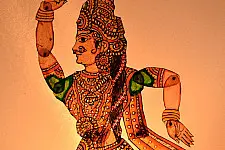 Leather Puppets - Dancer Sukanya